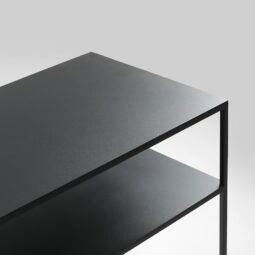 Gepetto Konsolentisch schwarz aus Metall in Details