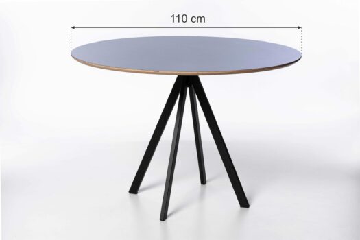 Tischgestell Alois mit runder Tischplatte 110 cm