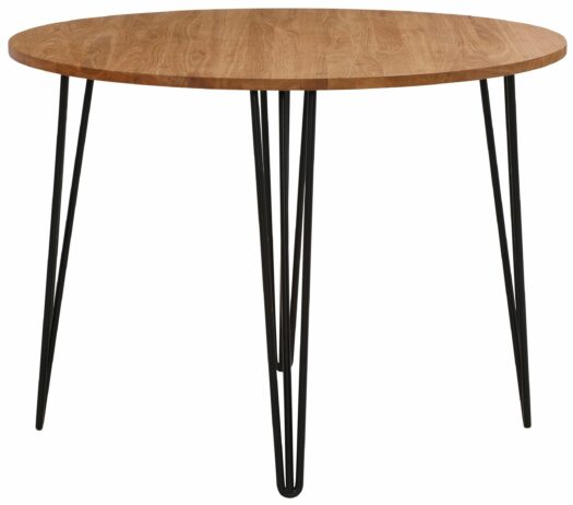Hairpin round dining table Cyrc