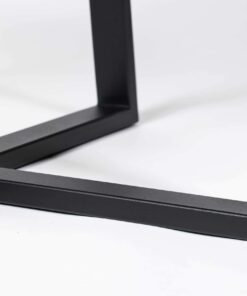 Tischbeine vom Esstisch OASE aus Metall in Schwarz