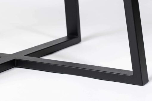 Tischbeine vom Esstisch OASE aus Metall in Schwarz