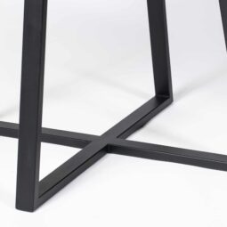 Tischgestell vom Esstisch OASE aus Metall in Schwarz