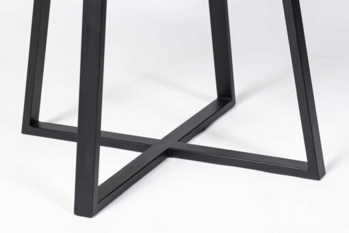 Tischgestell vom Esstisch OASE aus Metall in Schwarz