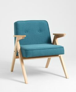 Sessel VIVA In Farbe Wasserblau modern Designsessel