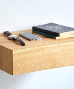 Schwebender Nachttisch French Cleat mit Buch Handy