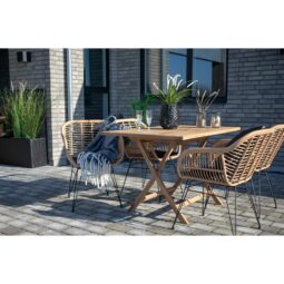 Gartentisch aus Teakholz für Terrasse bis 6 Personen