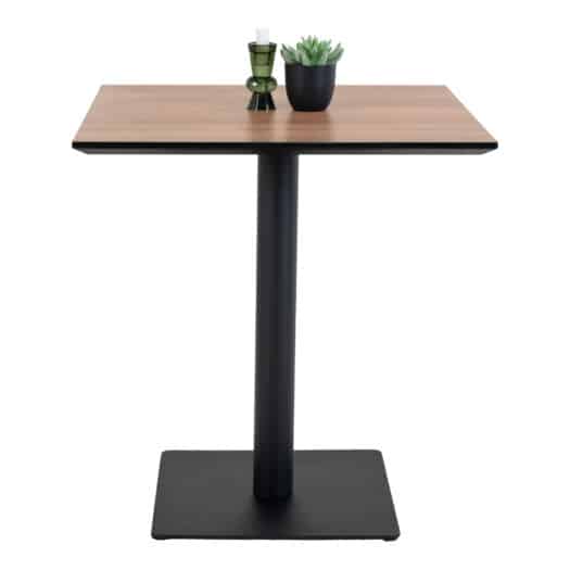 Viel Platz 70x70 cm Esstisch quadratisch schwarz raumsparend